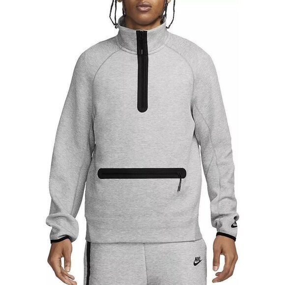 Nike Sportswear Tech Fleece Men's 1/2-Zip Sweatshirt Gray NWT FB7998 Large - Picture 7 of 8